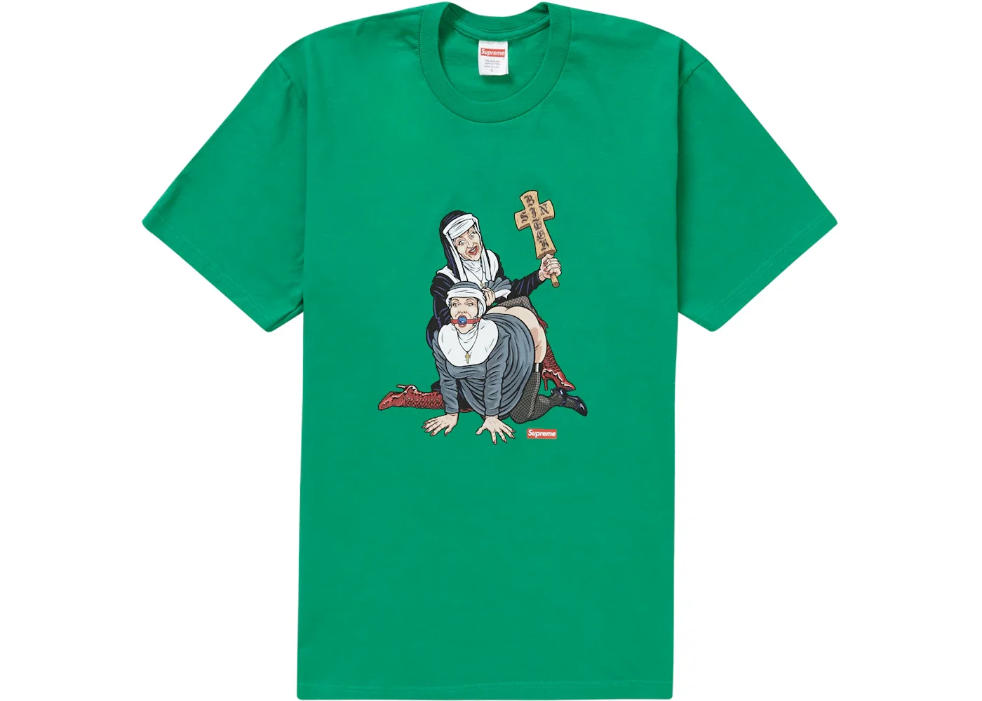 Supreme Nuns Tee Green - 1
