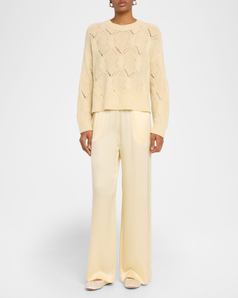 SABLYN Lexi Wide-Leg Silk Pants outlook