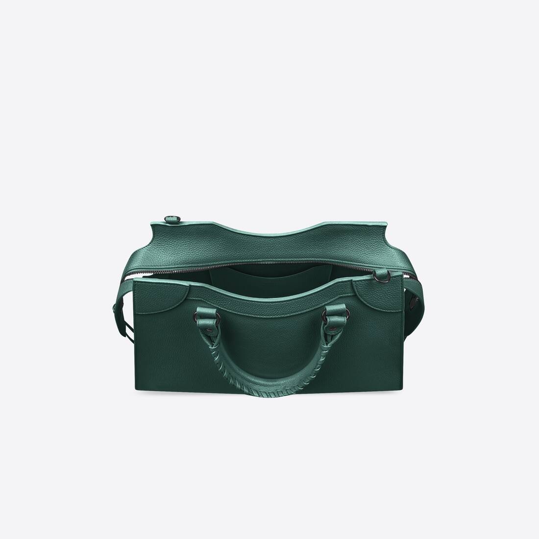 Men's Neo Classic Large Handbag in Forest Green - 5