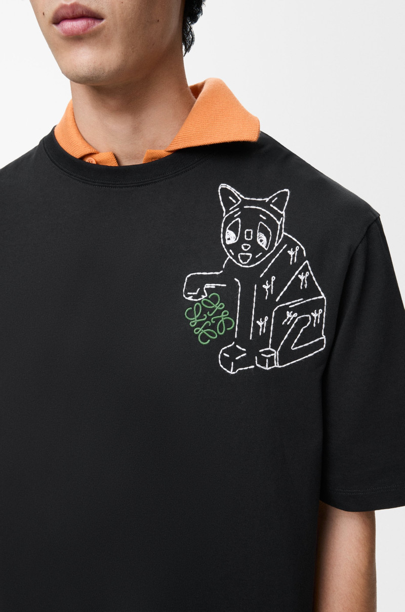 Loose fit T-shirt in cotton 5