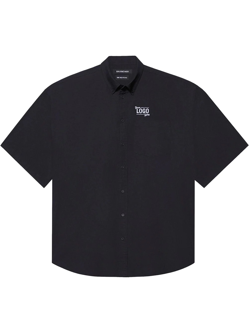 One Size Your Logo Here short-sleeve shirt - 1