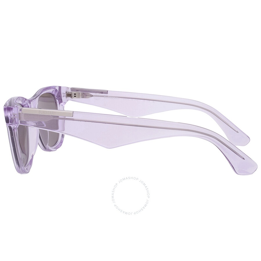 Burberry Light Grey Mirror Silver Square Men's Sunglasses BE4426 40956G 50 - 4
