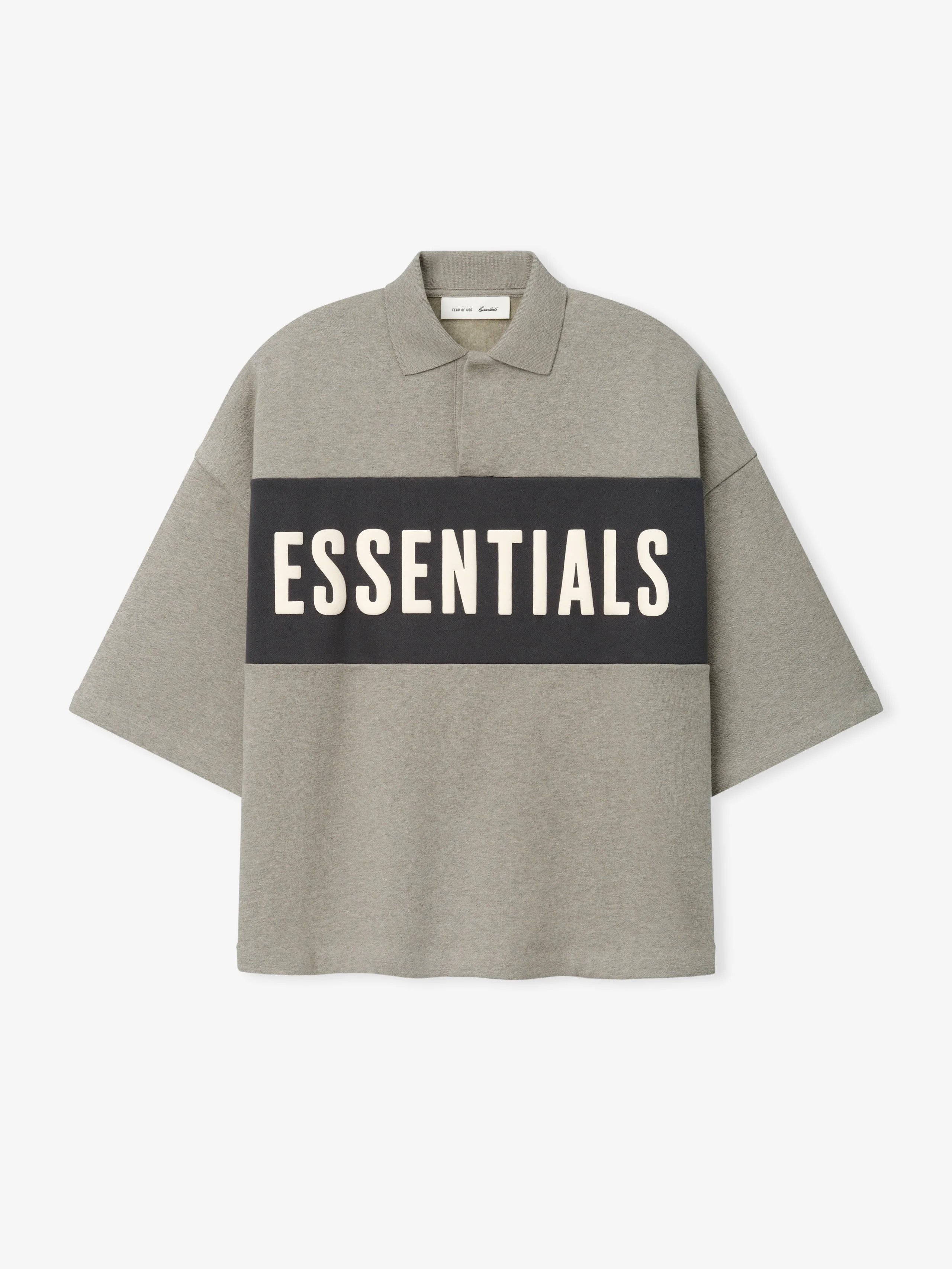 Cropped Panelled Polo - 1