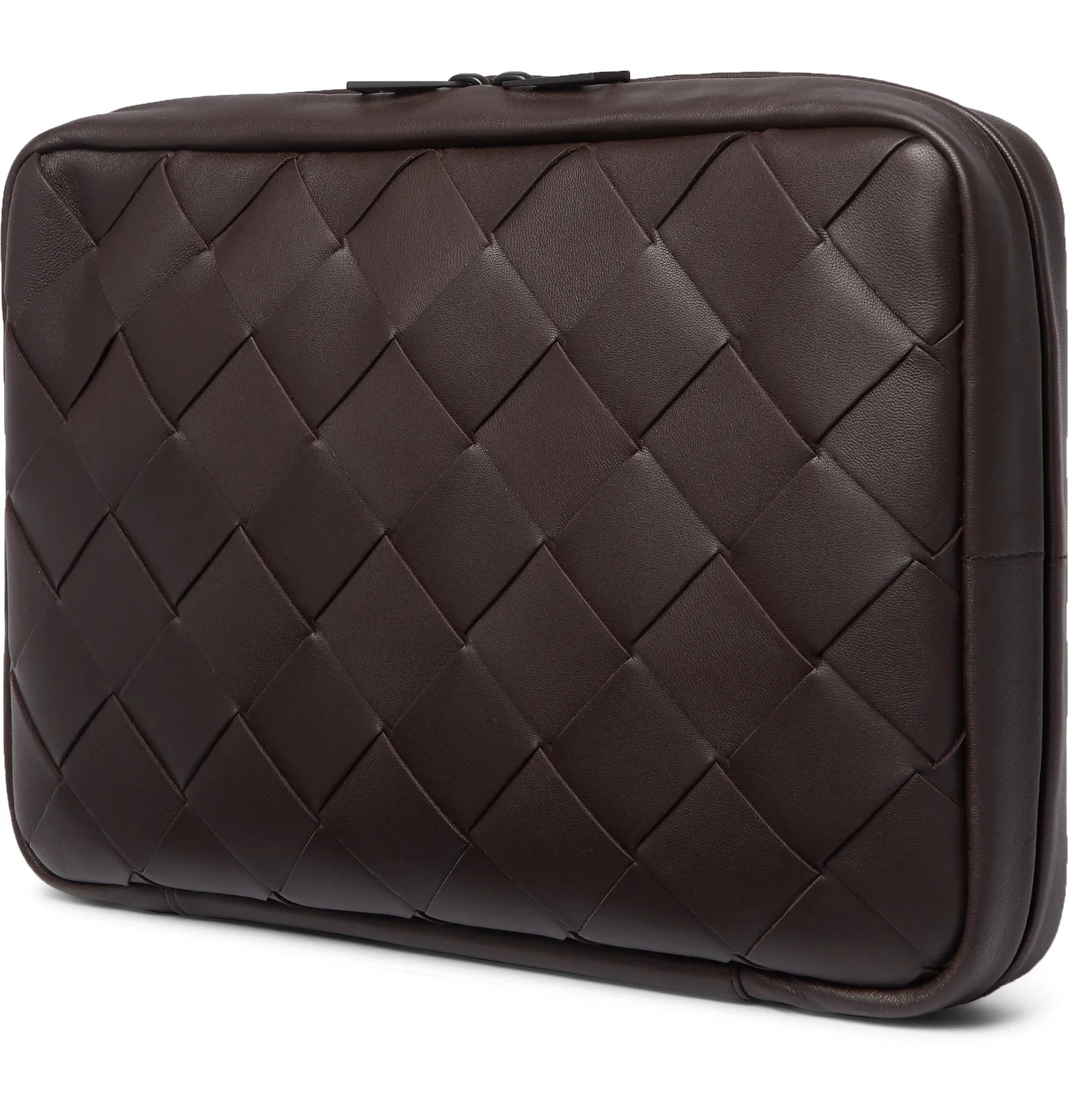 Intrecciato Padded Leather Pouch - 4