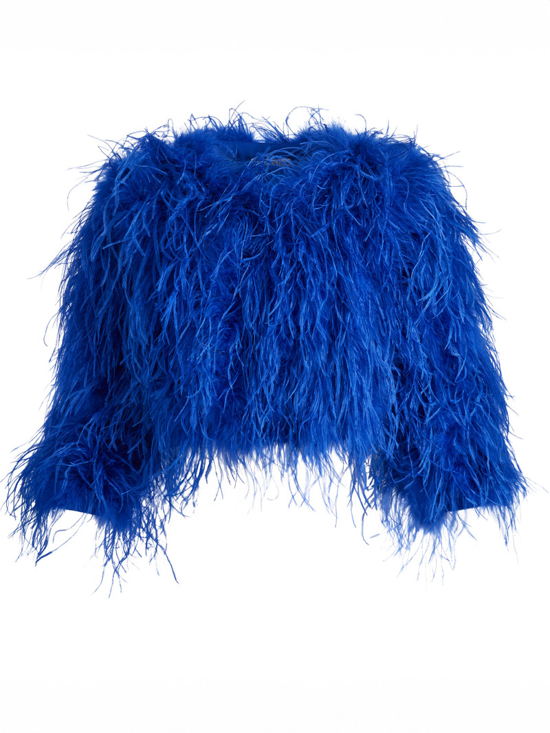 KIDMAN FEATHERED BOXY JACKET 1