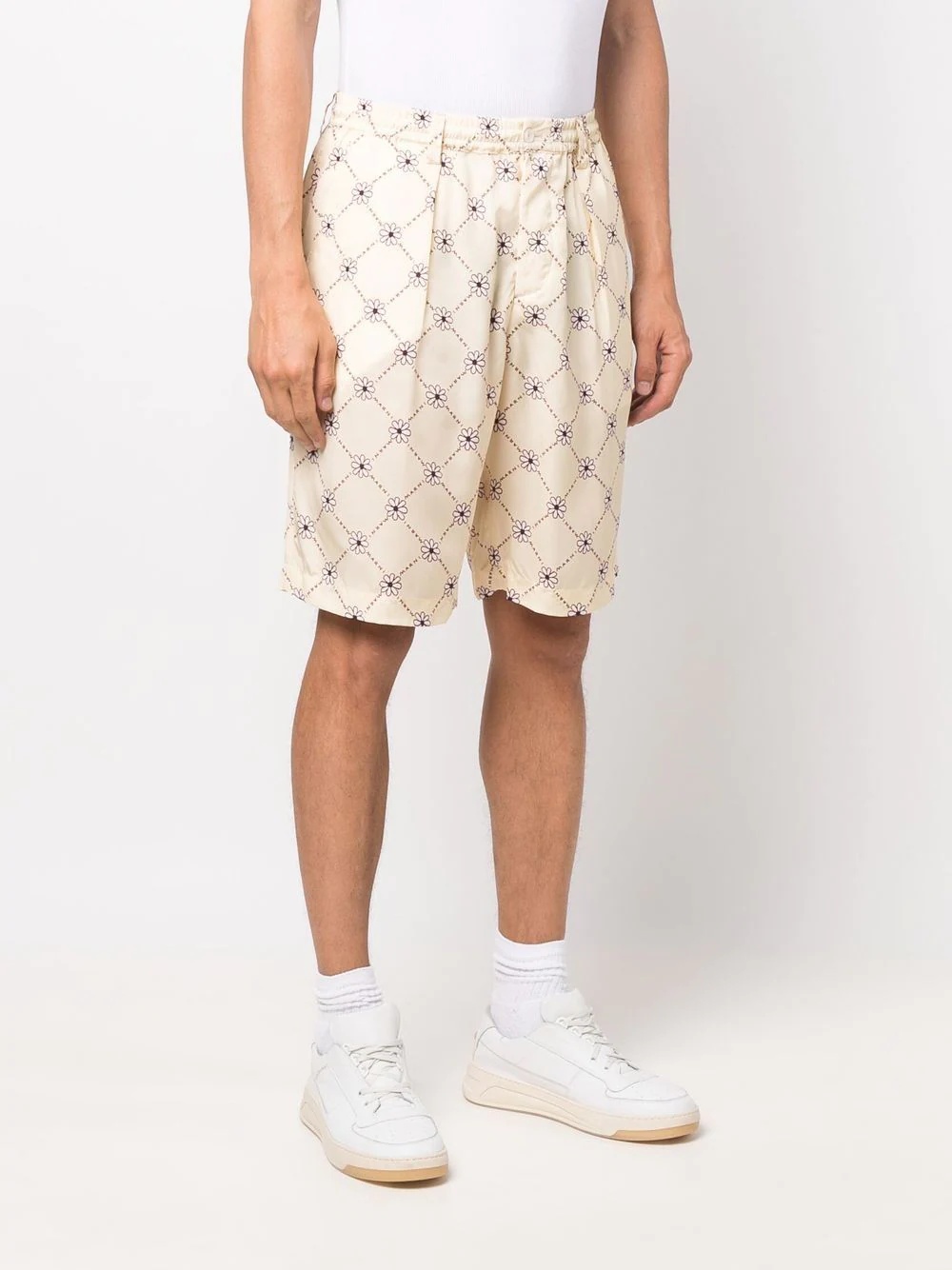 floral-print shorts - 3