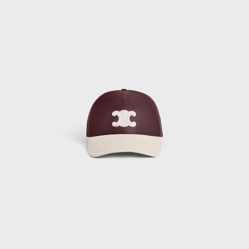 CELINE triomphe baseball cap in lambskin outlook