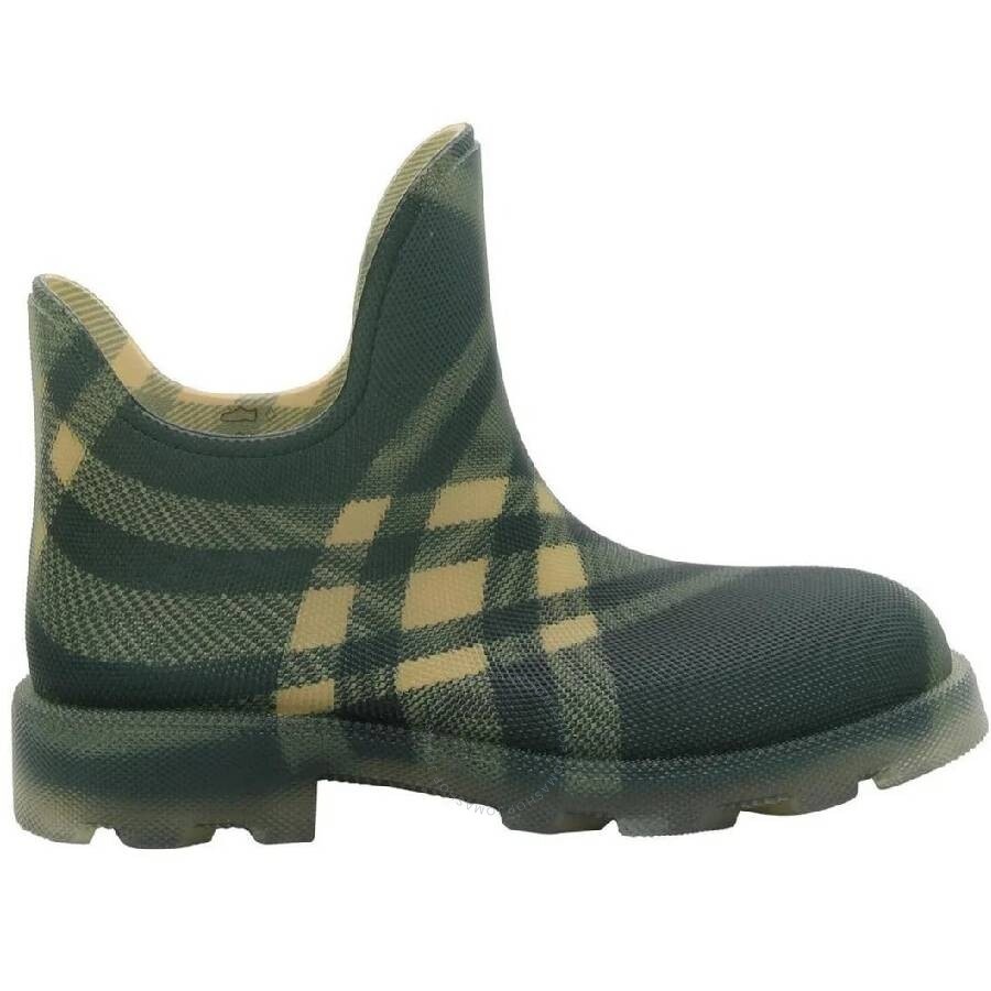 Burberry Marsh Check Ankle Rainboots - 1