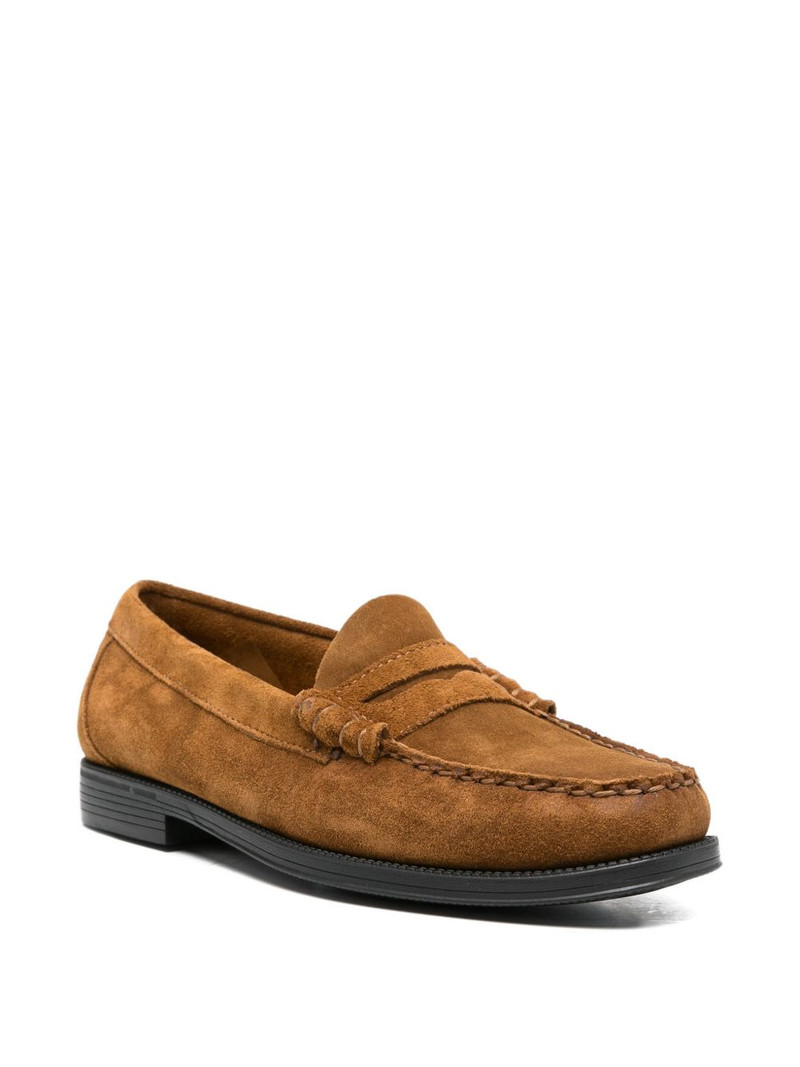 G.H.BASS Larson suede loafers outlook