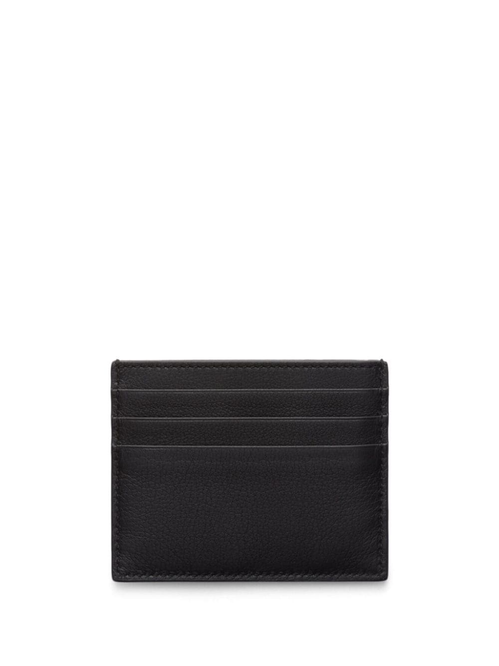 logo-stamp leather cardholder - 2
