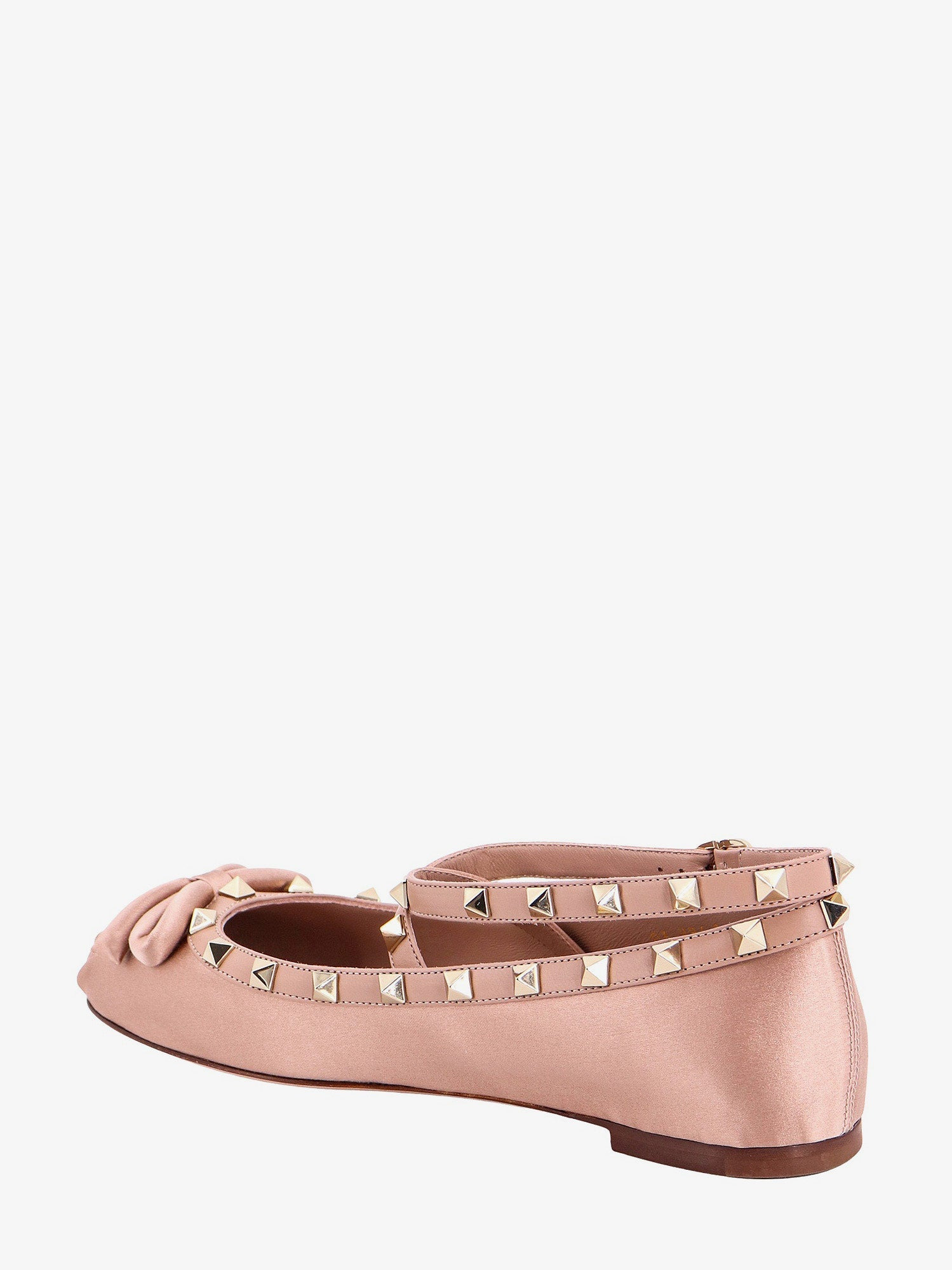 Satin Ballerinas With Iconic Studs - 3