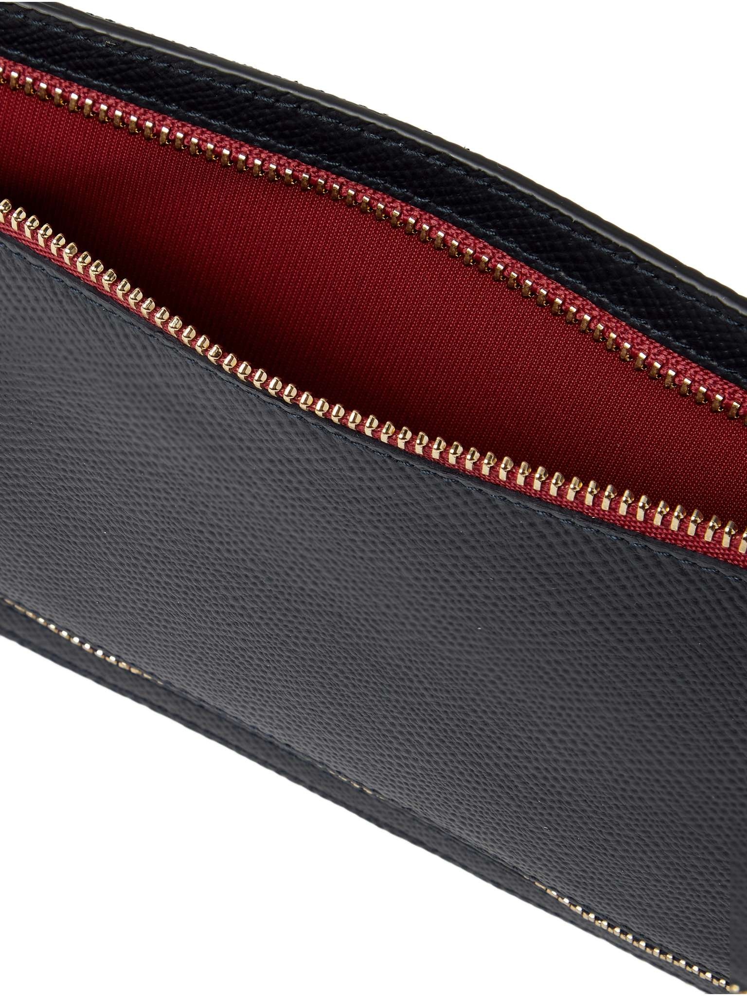 Ludlow Cross-Grain Leather Currency Case - 2