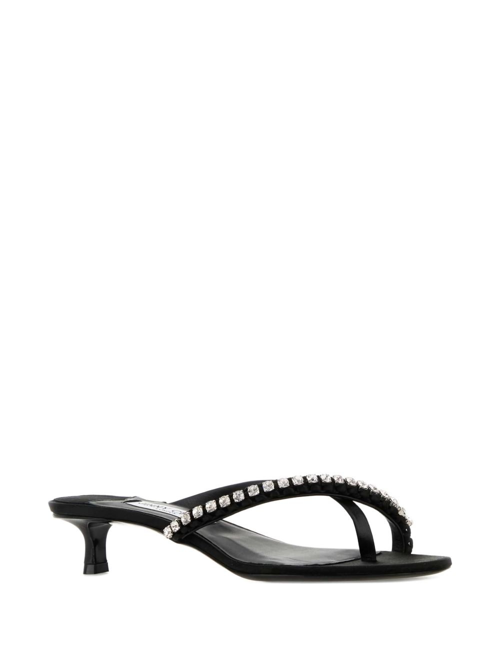 rhinestone-embellished heeled sandals - 2