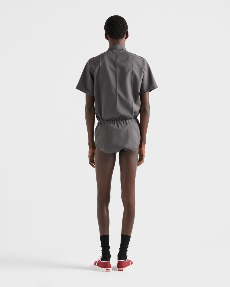 Short-sleeved technical fabric shirt 5