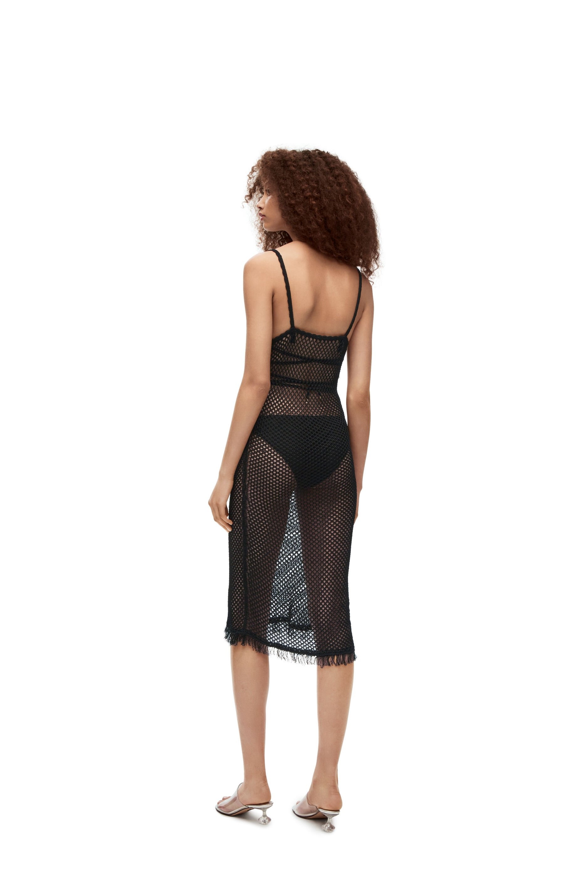 Strappy dress in viscose - 3