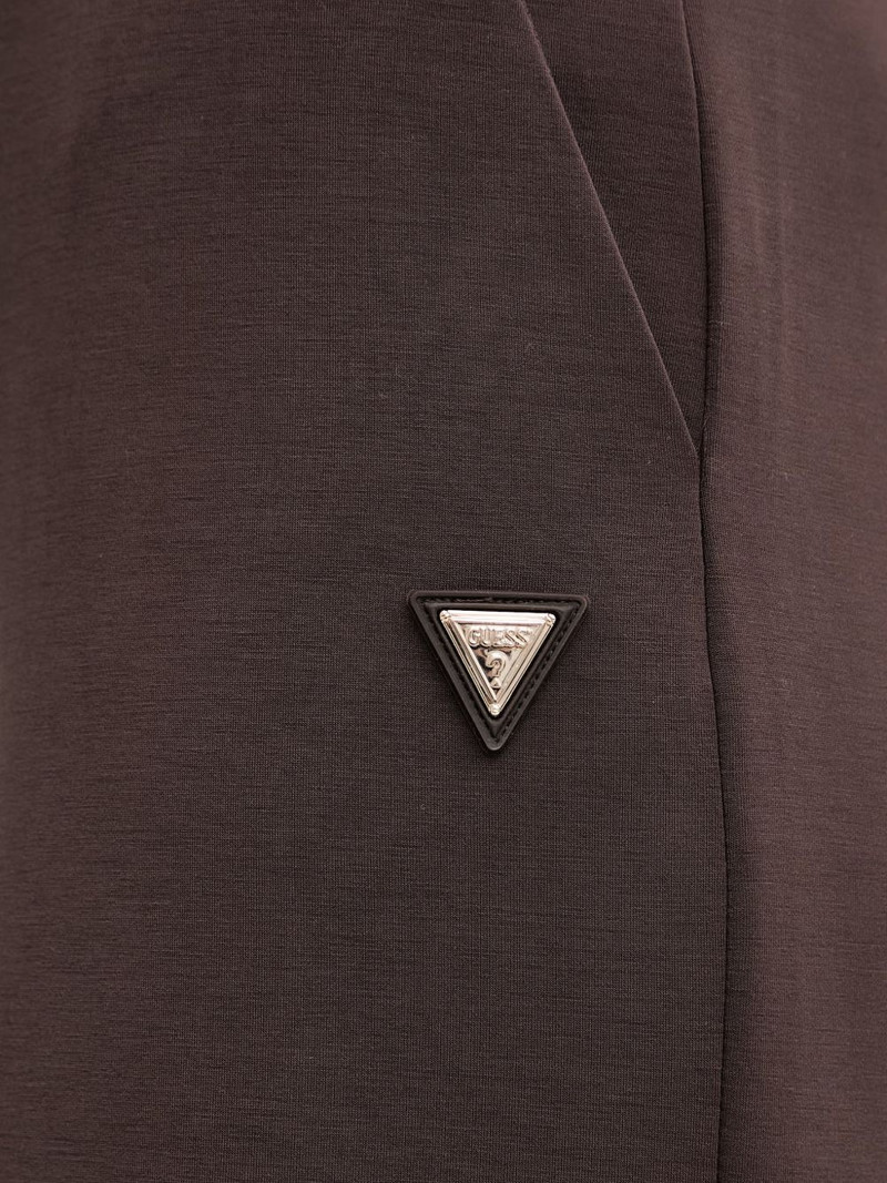 logo-plaque palazzo pants 4