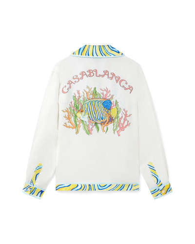 CASABLANCA Aquatique Silk Shirt outlook