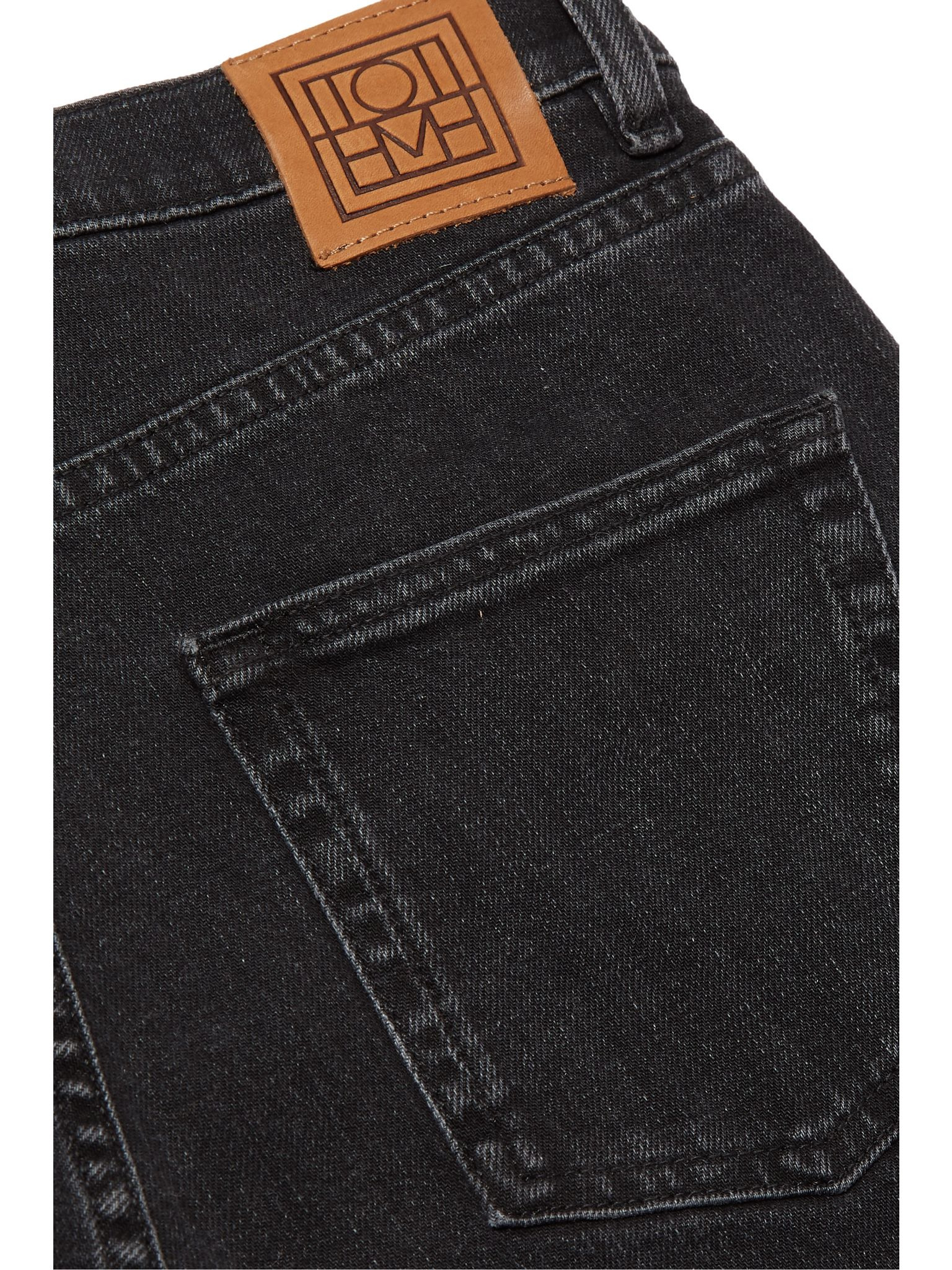 Twisted Seam high-rise straight-leg jeans Black - 6