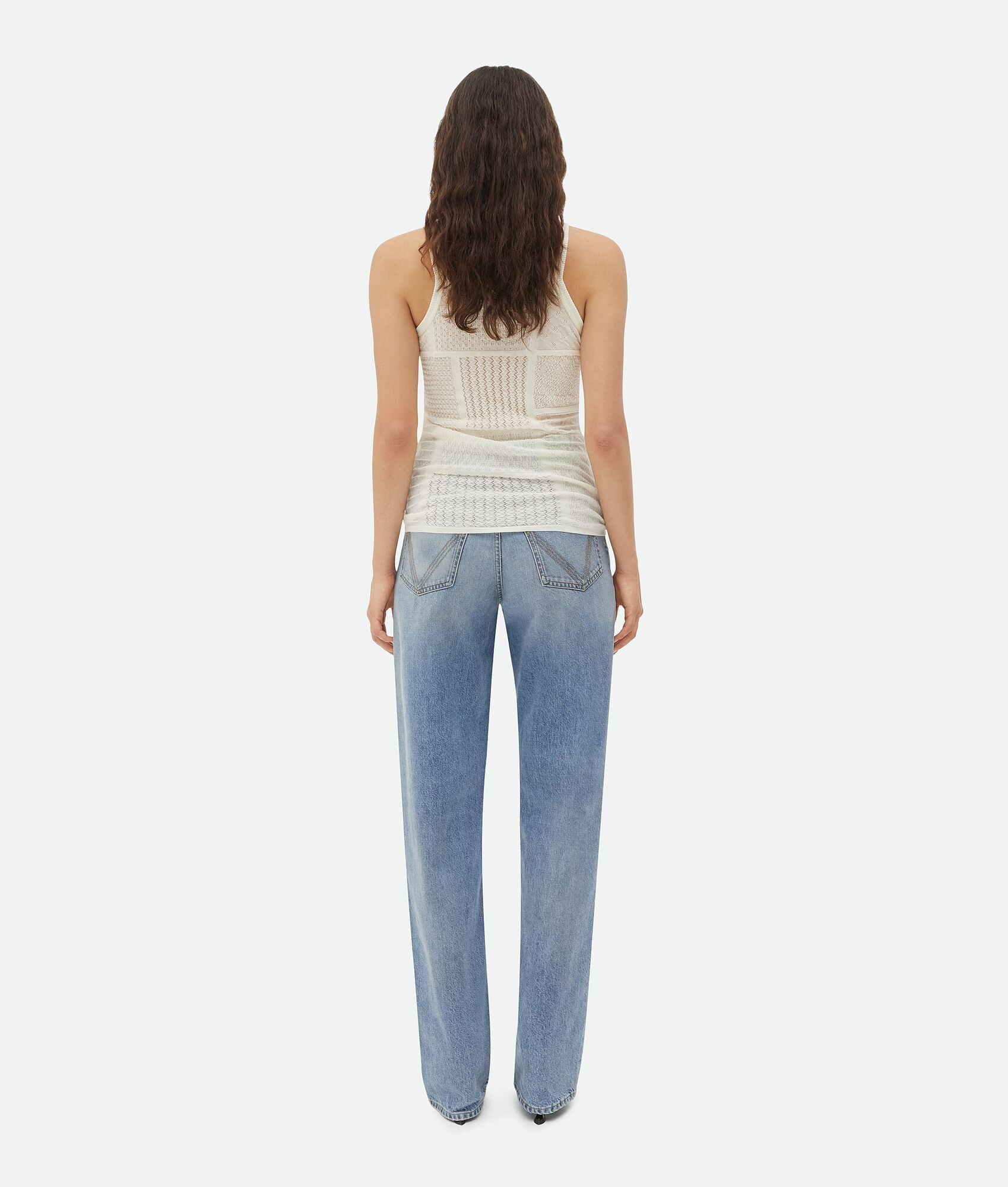 Pointelle Cotton Tank Top - 3