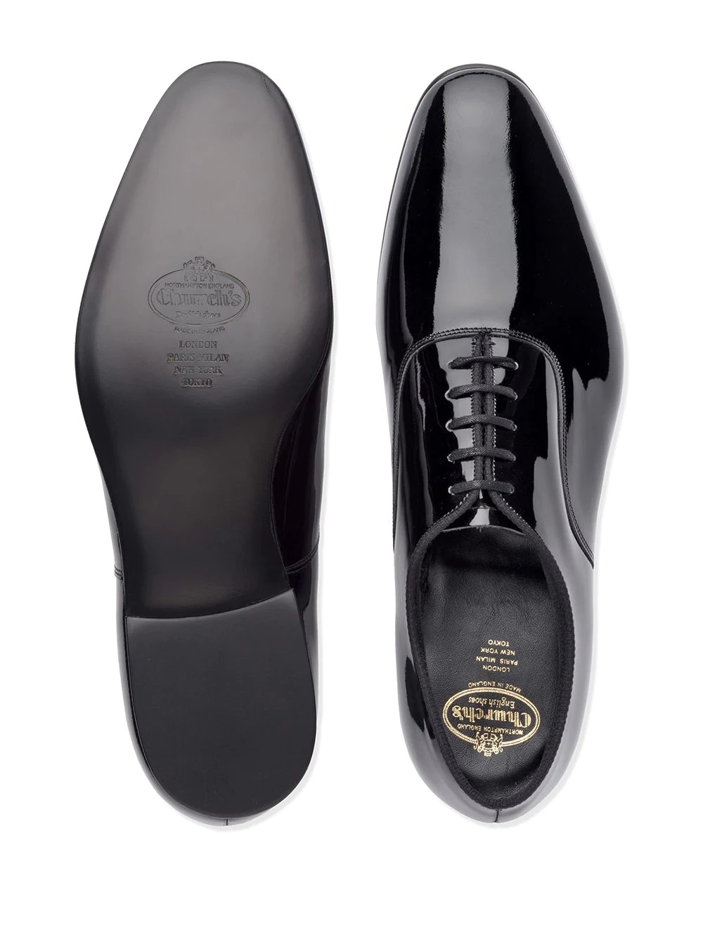 Whaley patent leather Oxford shoes - 3