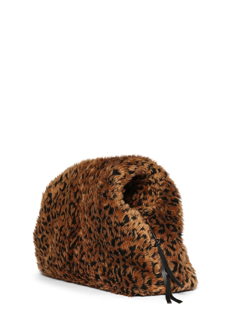 Medium faux fur puffer bag - 6