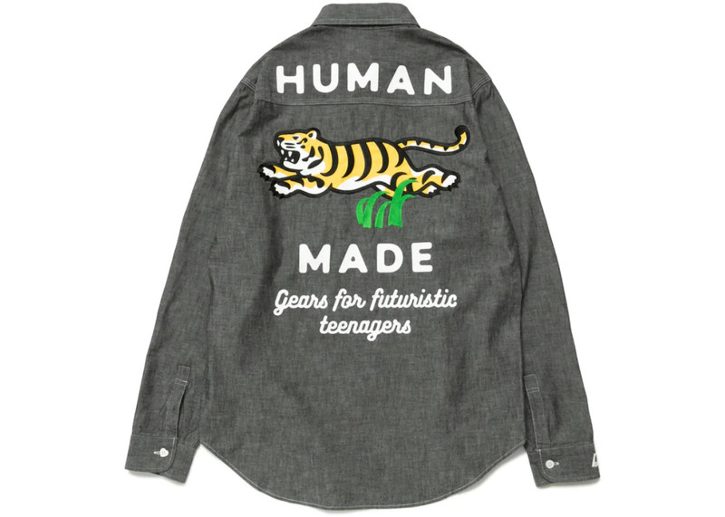 Human Made Human Made Chambray Shirt Black outlook