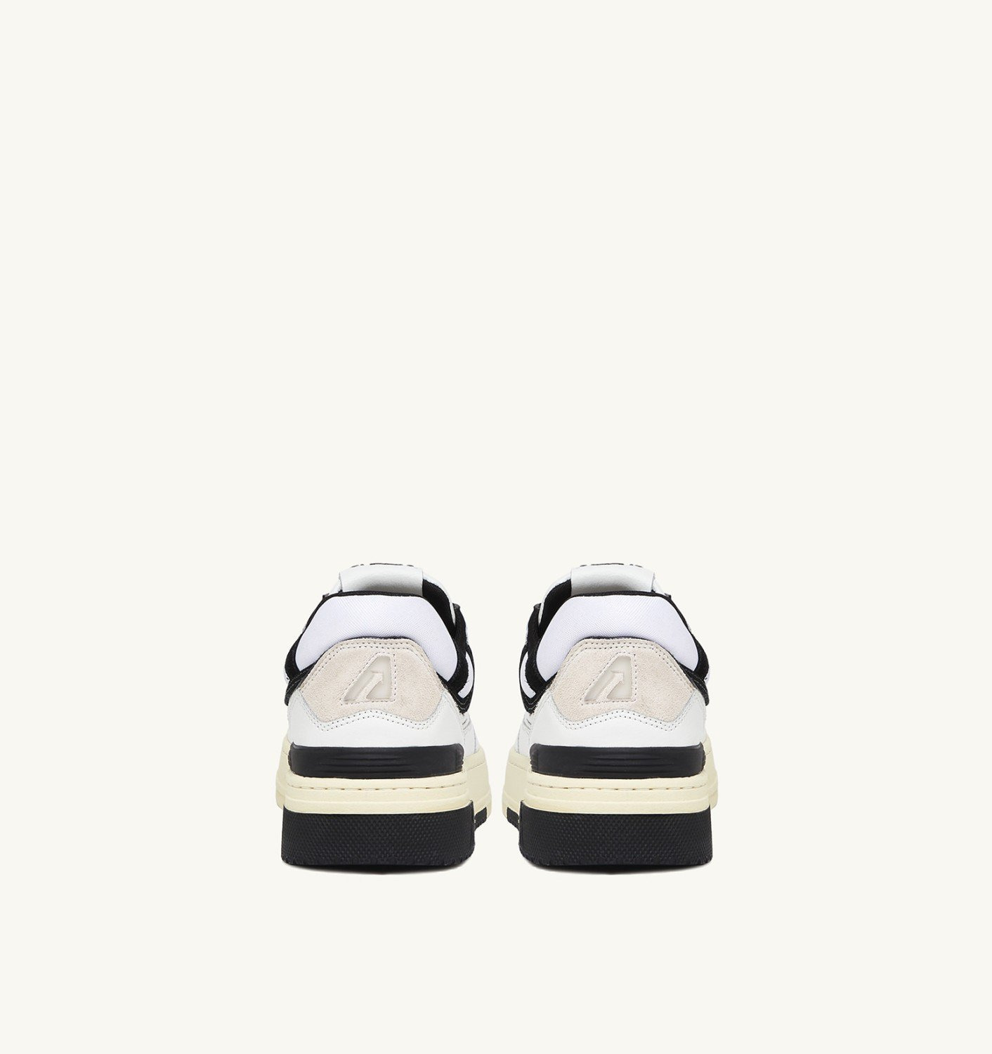 CLC LOW SNEAKERS IN WHITE LEATHER AND BLACK SUEDE - 5