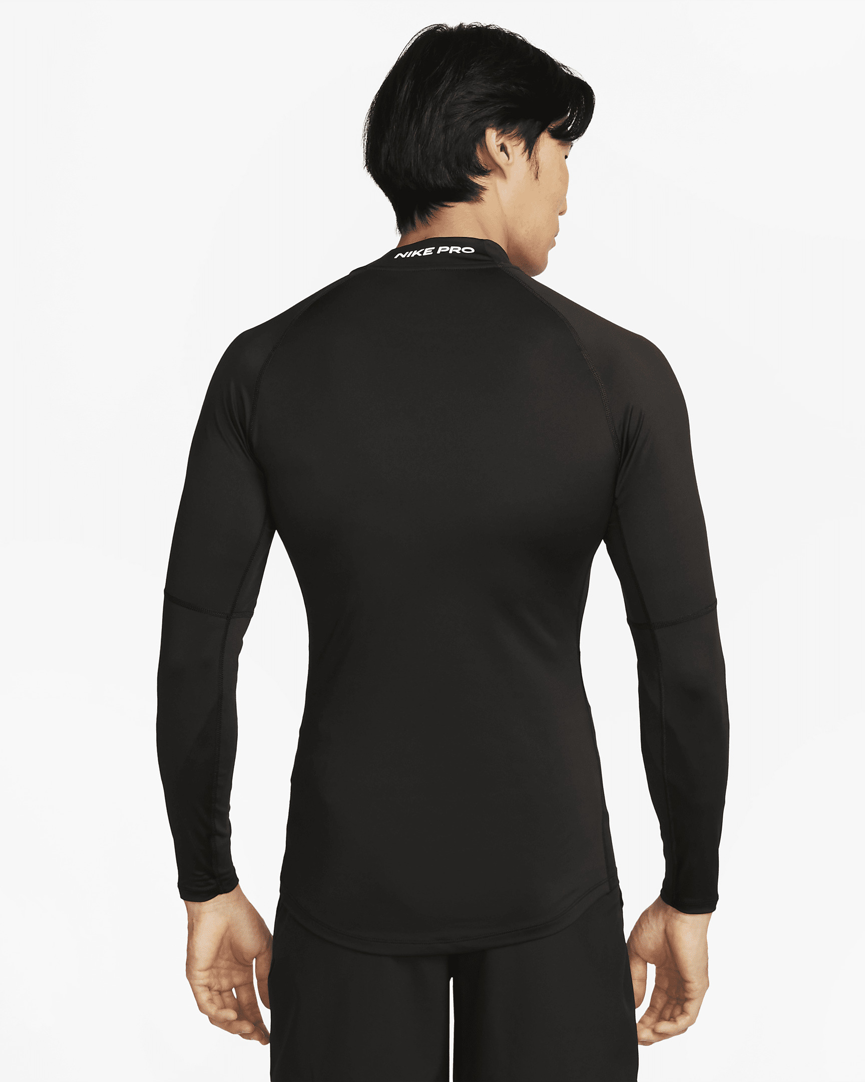 Nike Pro Men's Dri-FIT Fitness Mock-Neck Long-Sleeve Top - 2