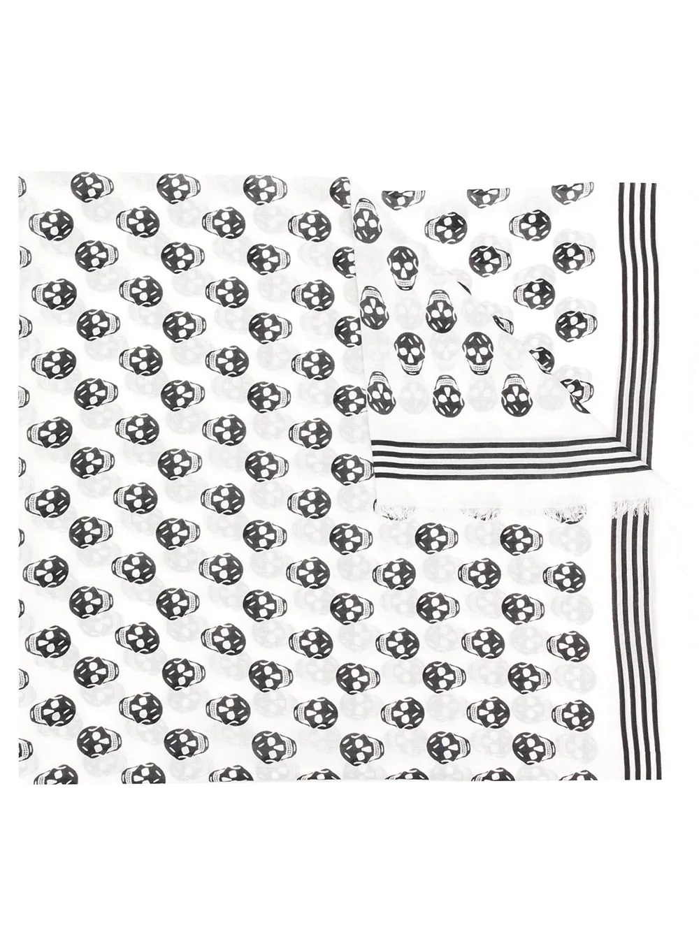 skull-print scarf - 1