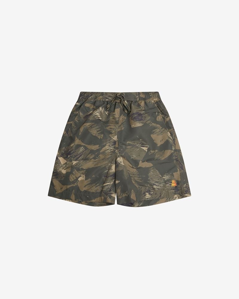 HYDRA CAMOUFLAGE PRINTED SWIM SHORTS - 1