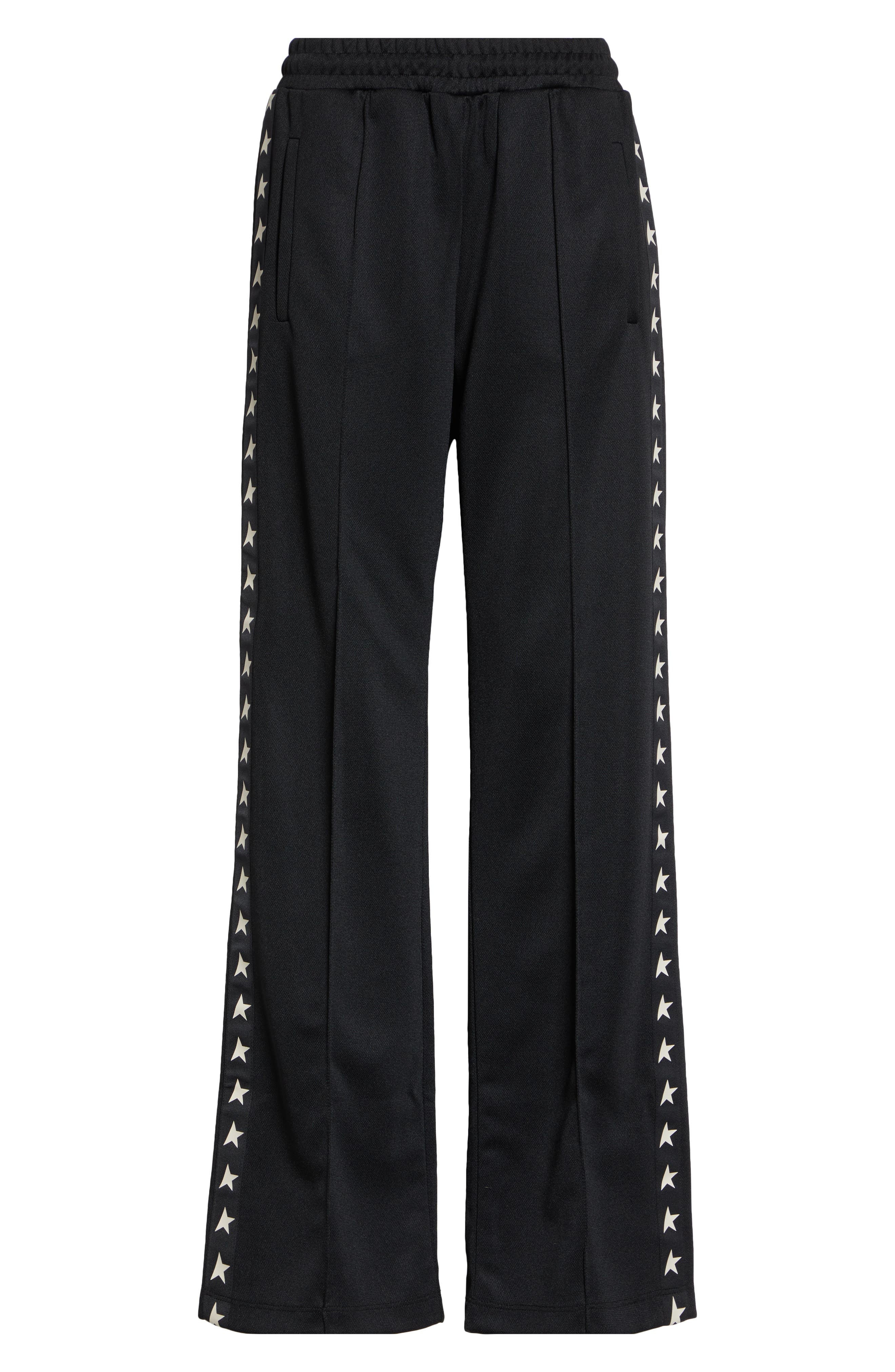 Golden Goose Dorotea Star Collection Logo Track Pants in Black/White at Nordstrom - 6