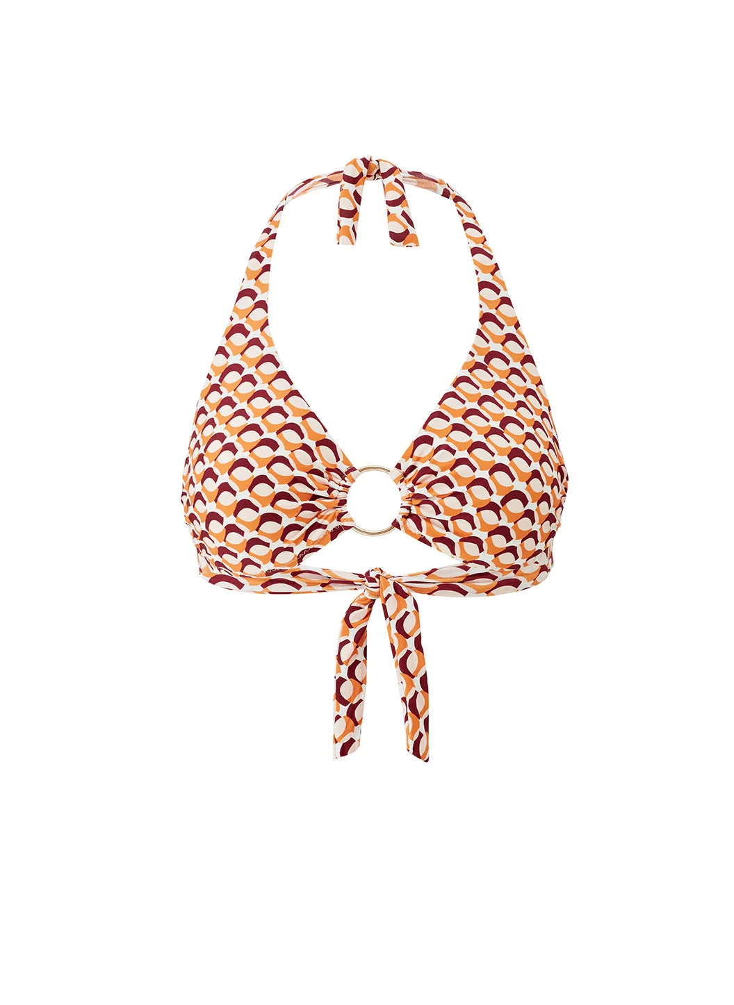 BRUSSELS RETRO BIKINI TOP - 1