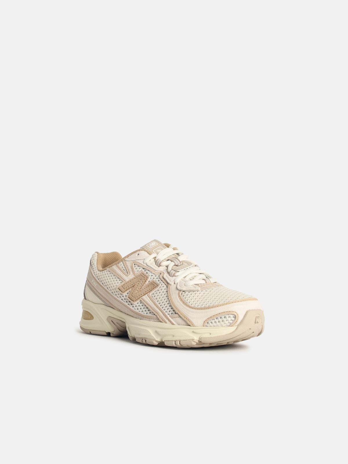 '740' BEIGE FABRIC BLEND SNEAKERS - 2
