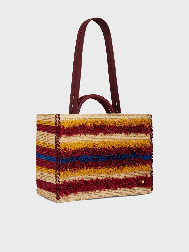 rabanne TOTE BAG IN RAFFIA WITH STRAPS outlook