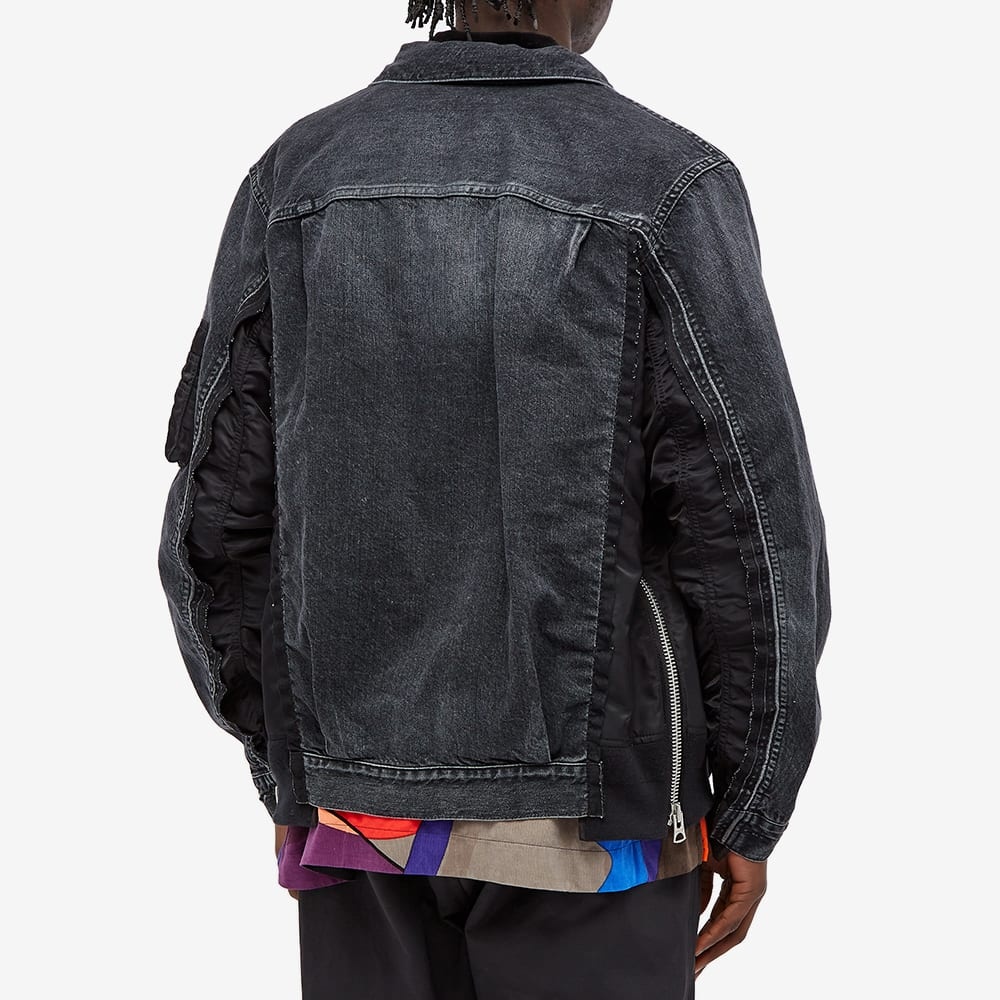 Sacai Denim x MA-1 Jacket - 6