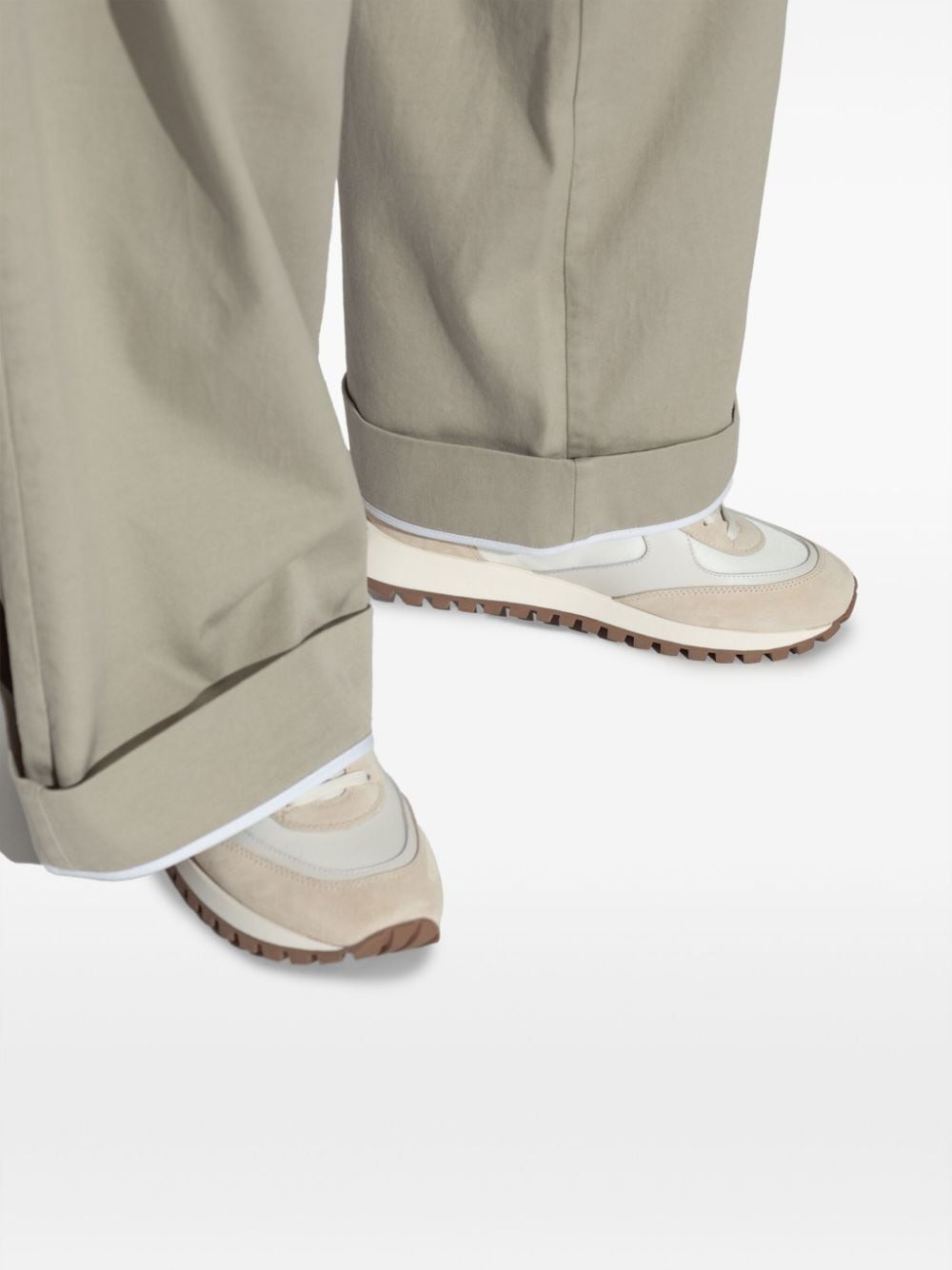 Gravel panelled sneakers - 6