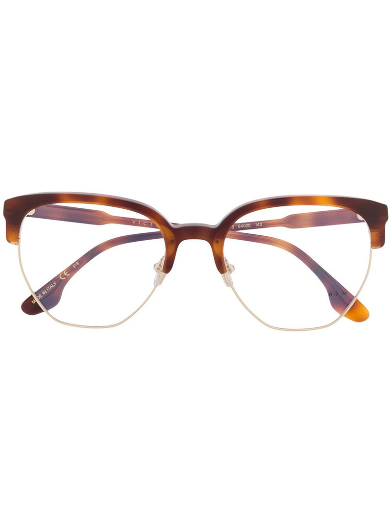 Clubmaster frame glasses 1