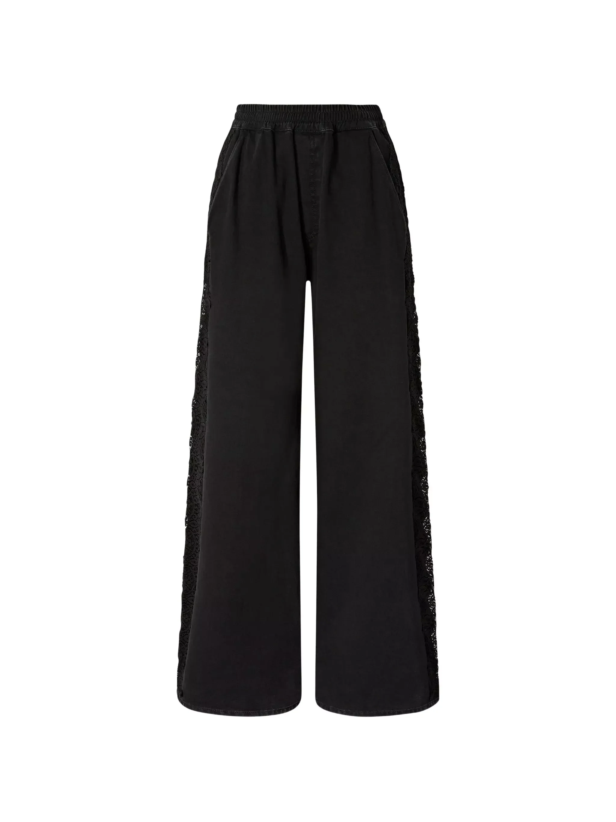 Black Lace Trousers - 1