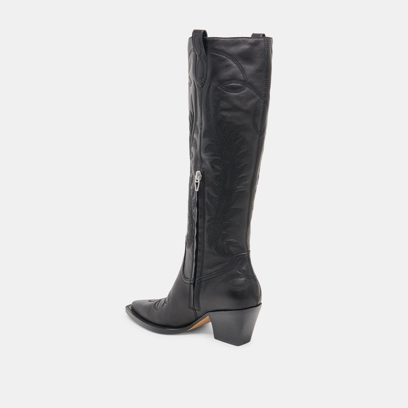 RYATT BOOTS BLACK LEATHER 9