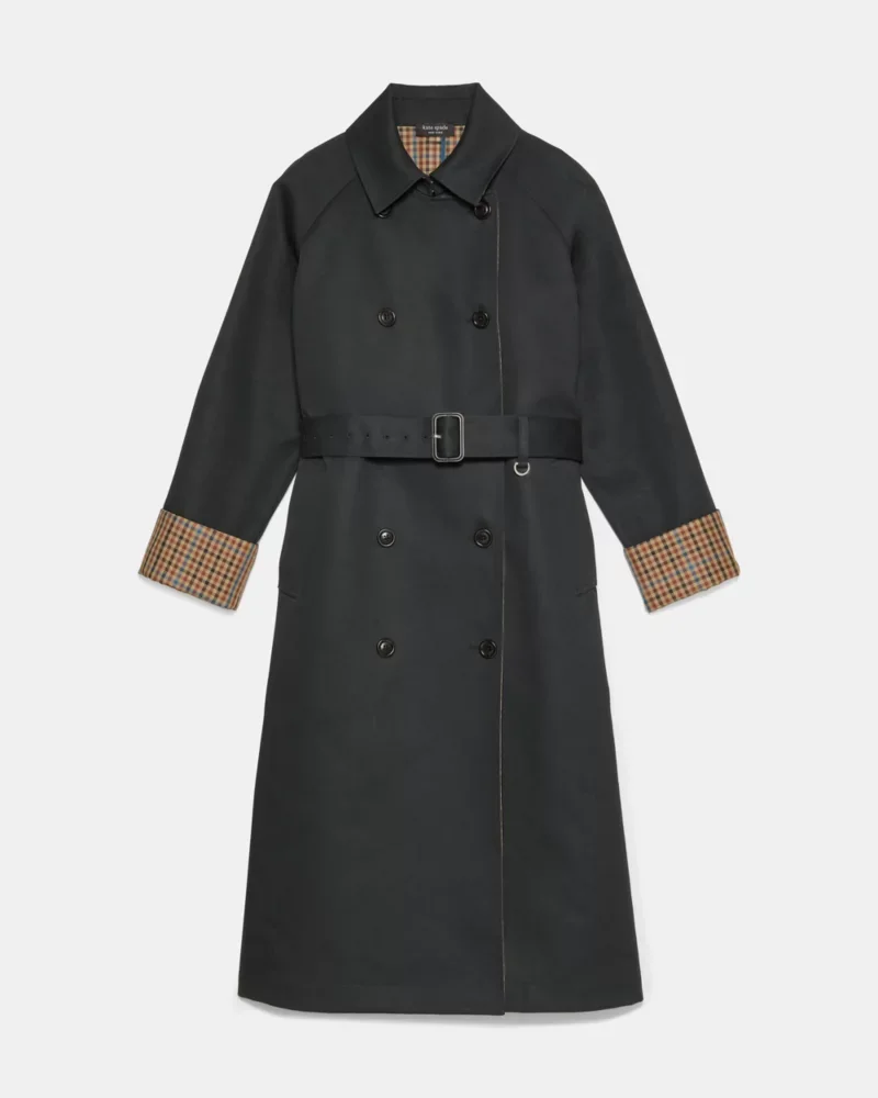 Shepard Check Trench Coat - 1