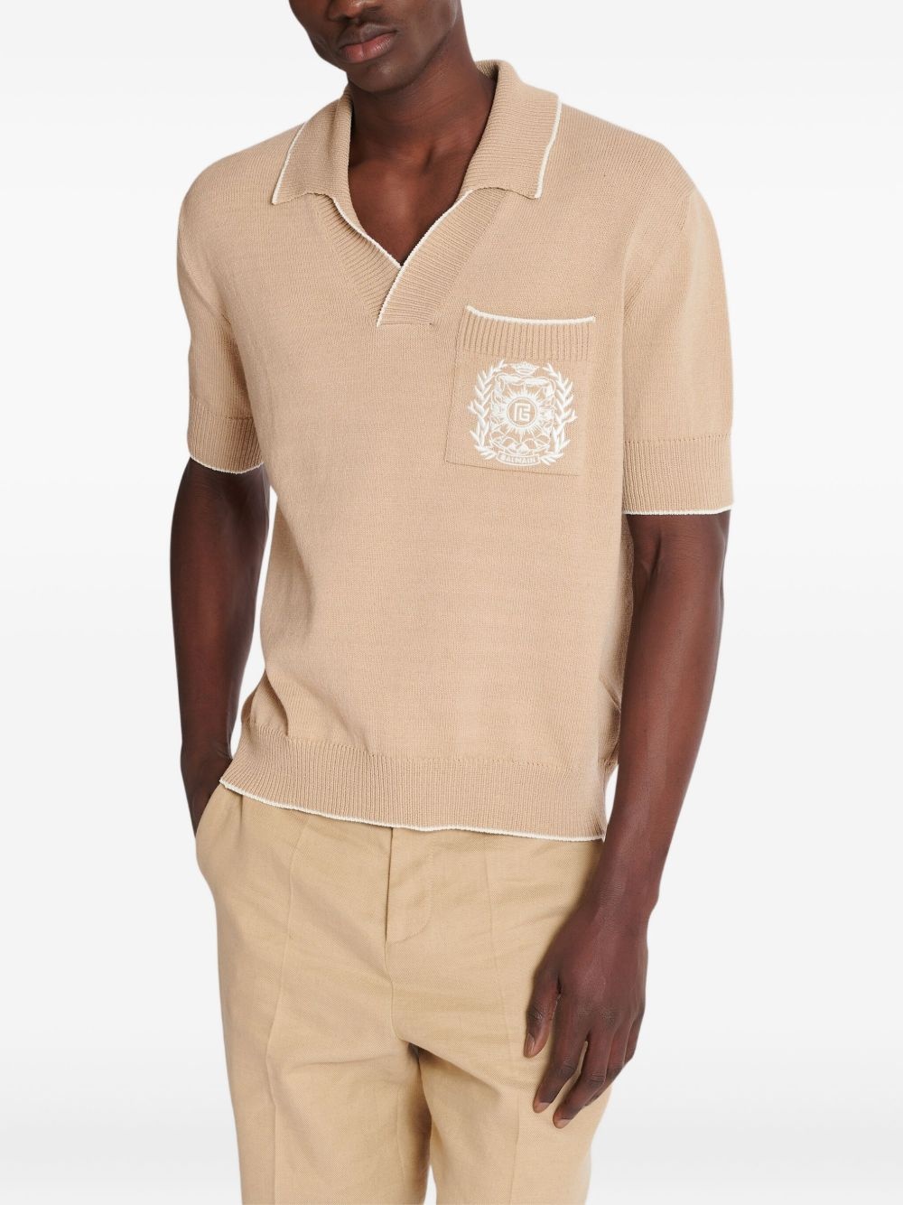 embroidered polo shirt - 6