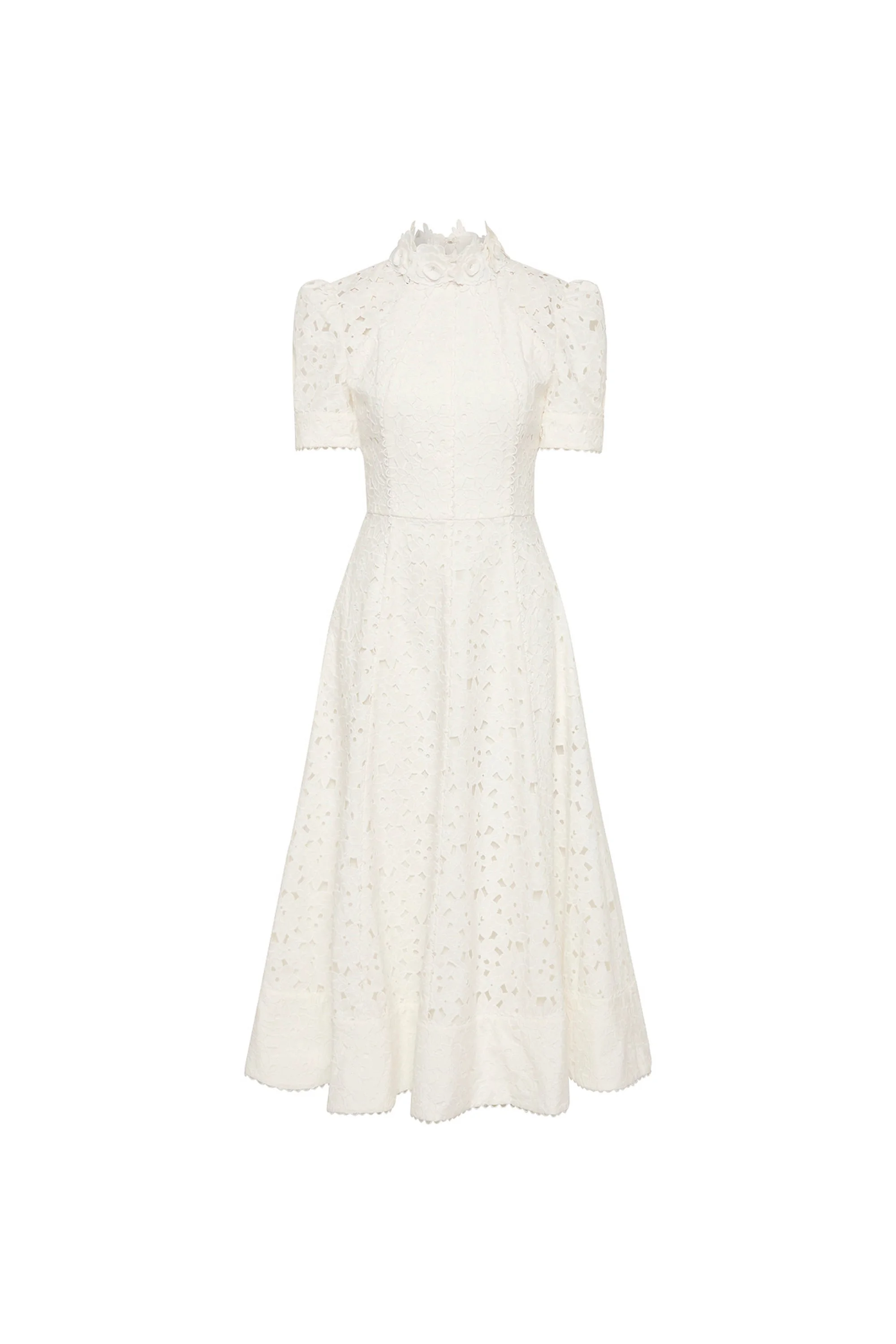 Kitsu Short Sleeve Midi Dress - 1