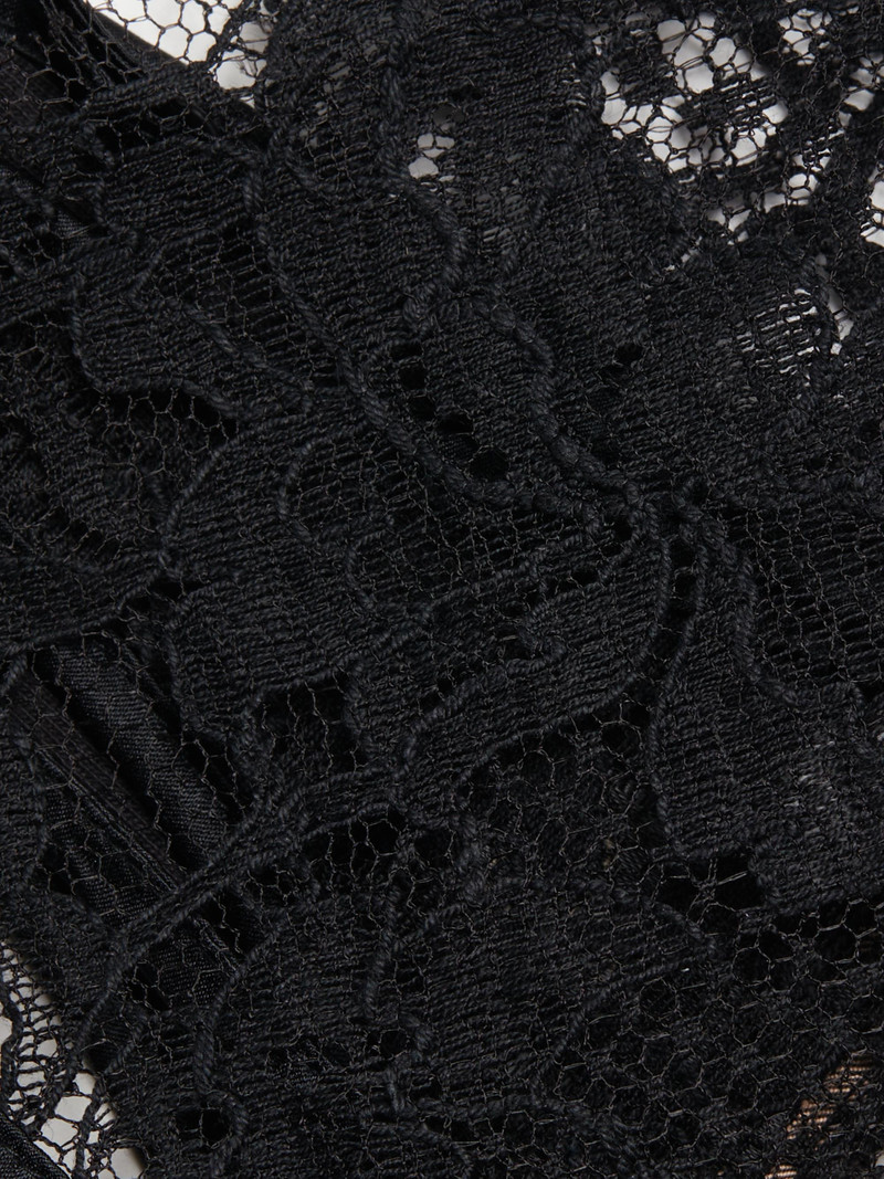 Women's Camille Lace G-String - Black 6