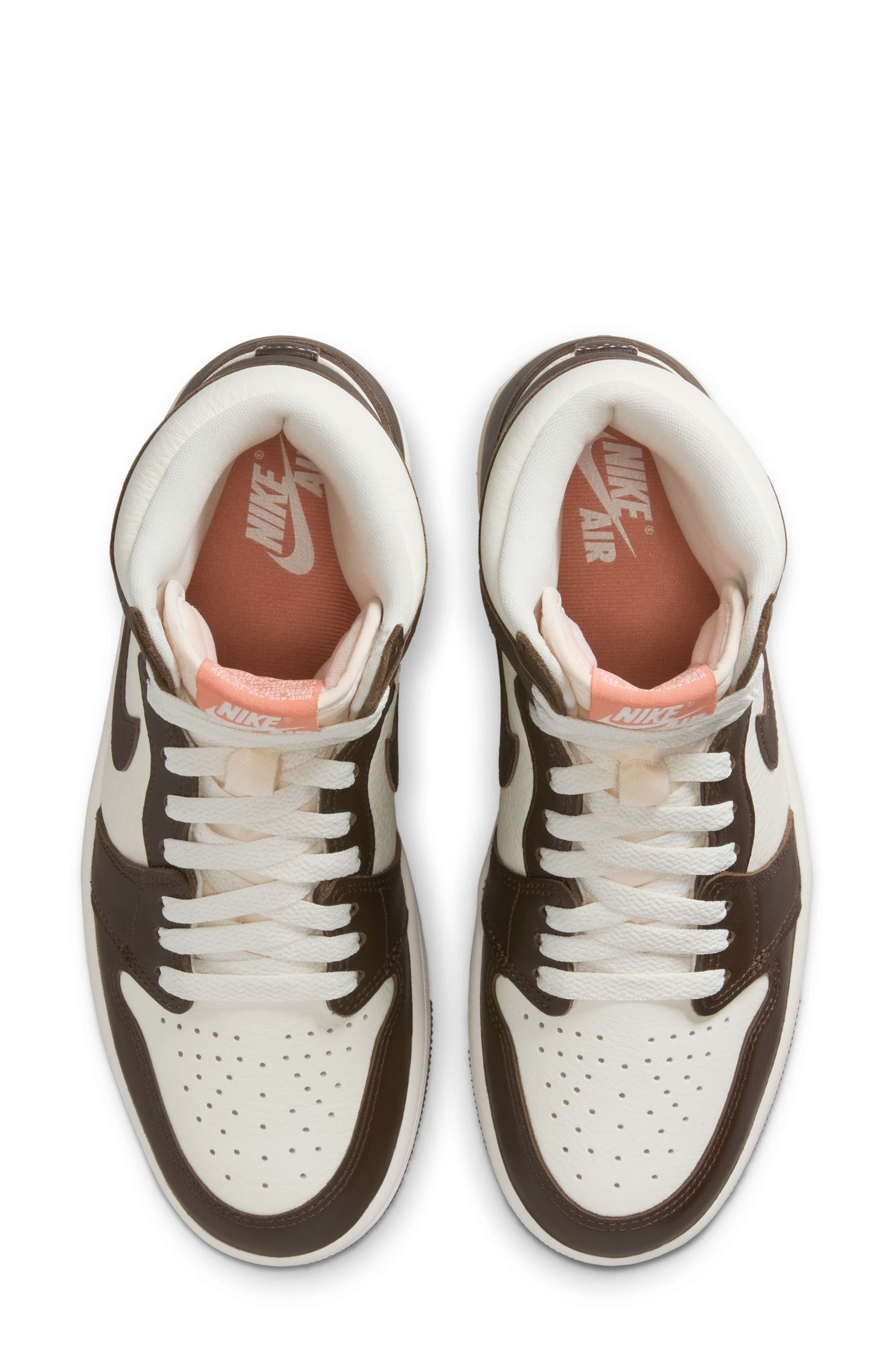 Air Jordan 1 Retro High Basketball Sneaker in Baroque Brown/Sail/Root at Nordstrom - 4