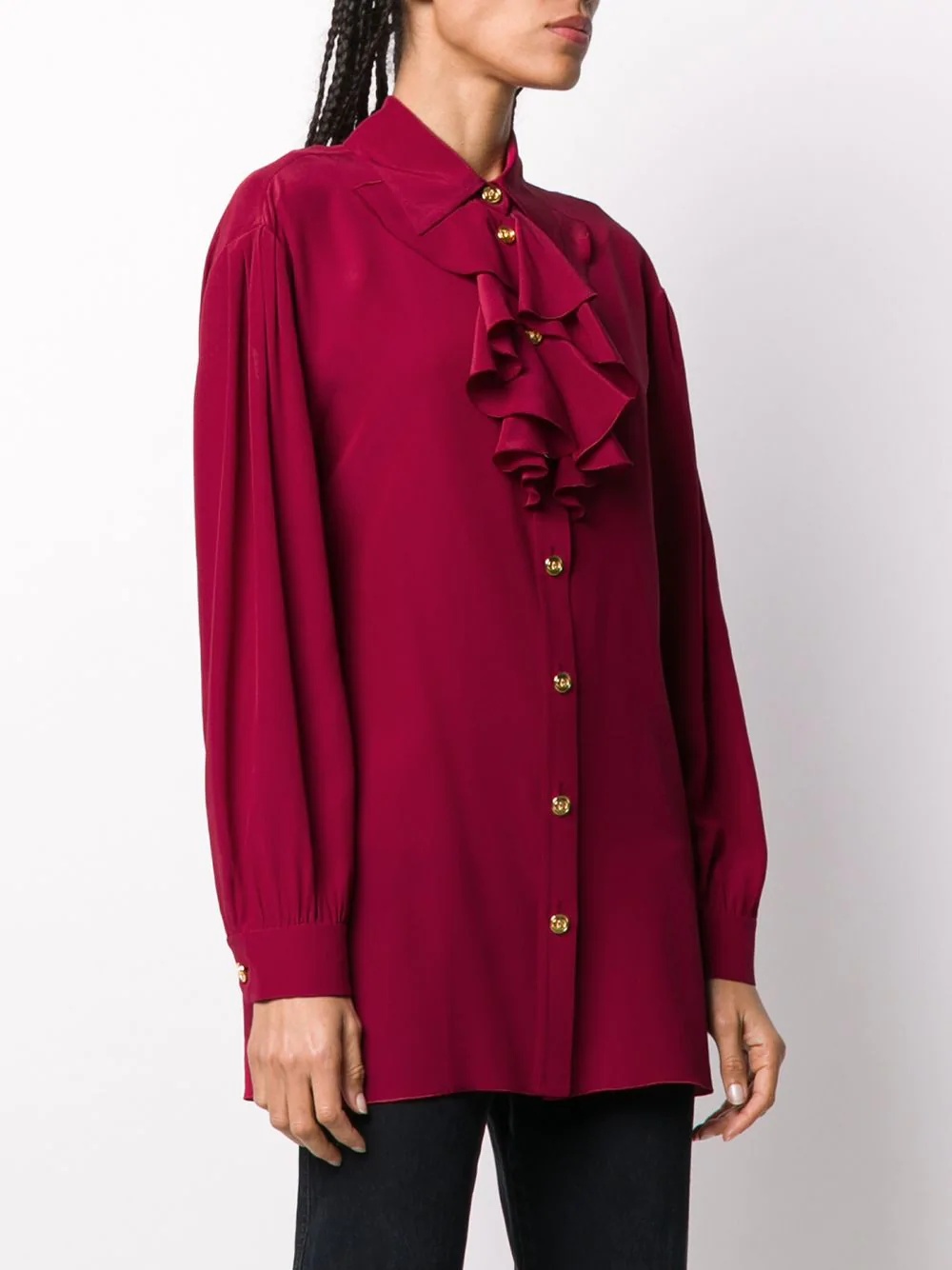 ruffle detail shirt - 3