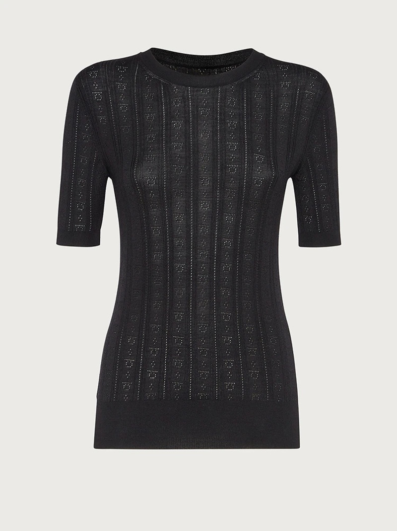SHORT SLEEVED KNITTED TOP 3