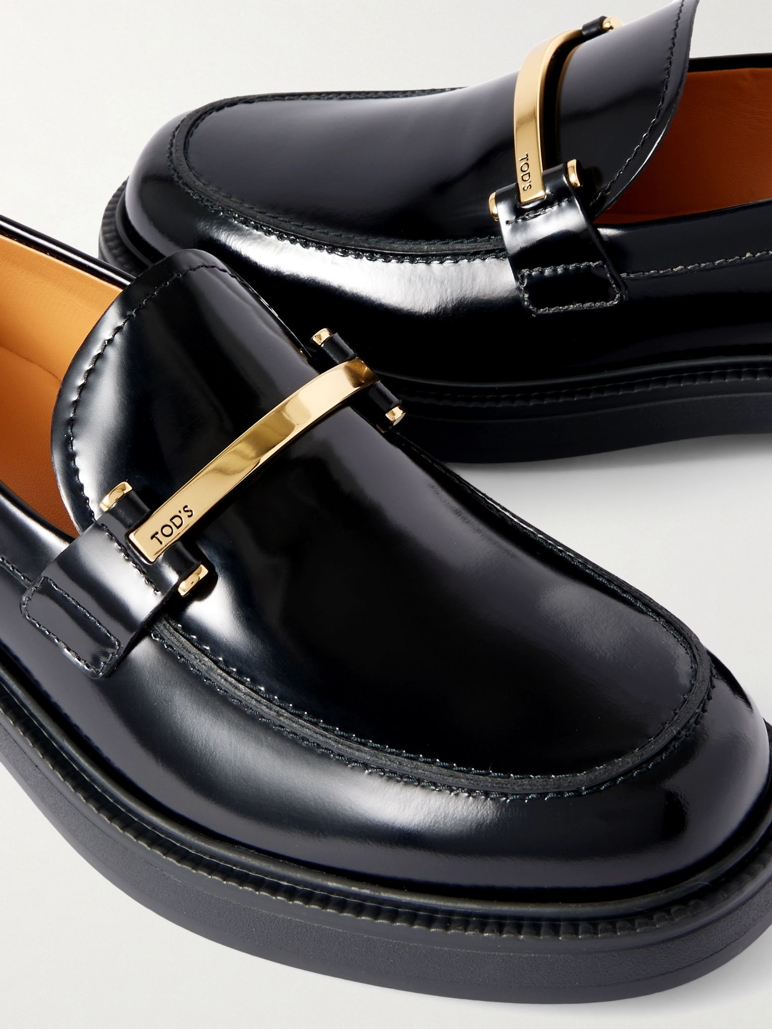 Gomma 20L embellished leather loafers Black - 4
