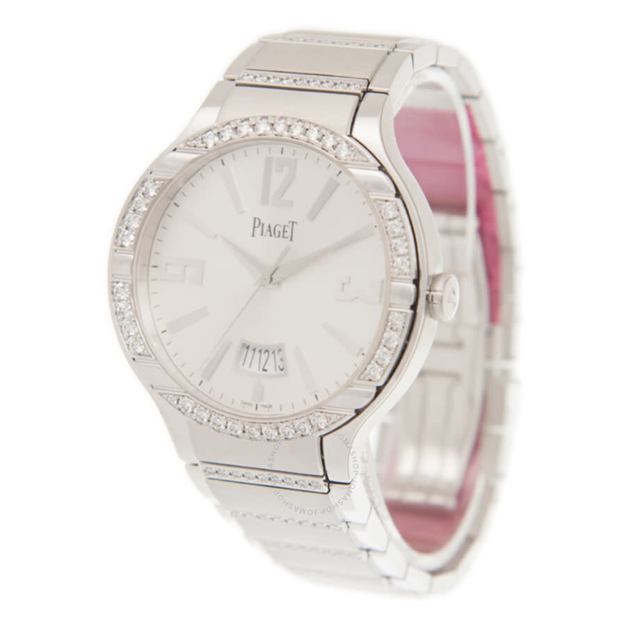 Piaget Polo Automatic Diamond Silver Dial Men's Watch GOA36225 - 4