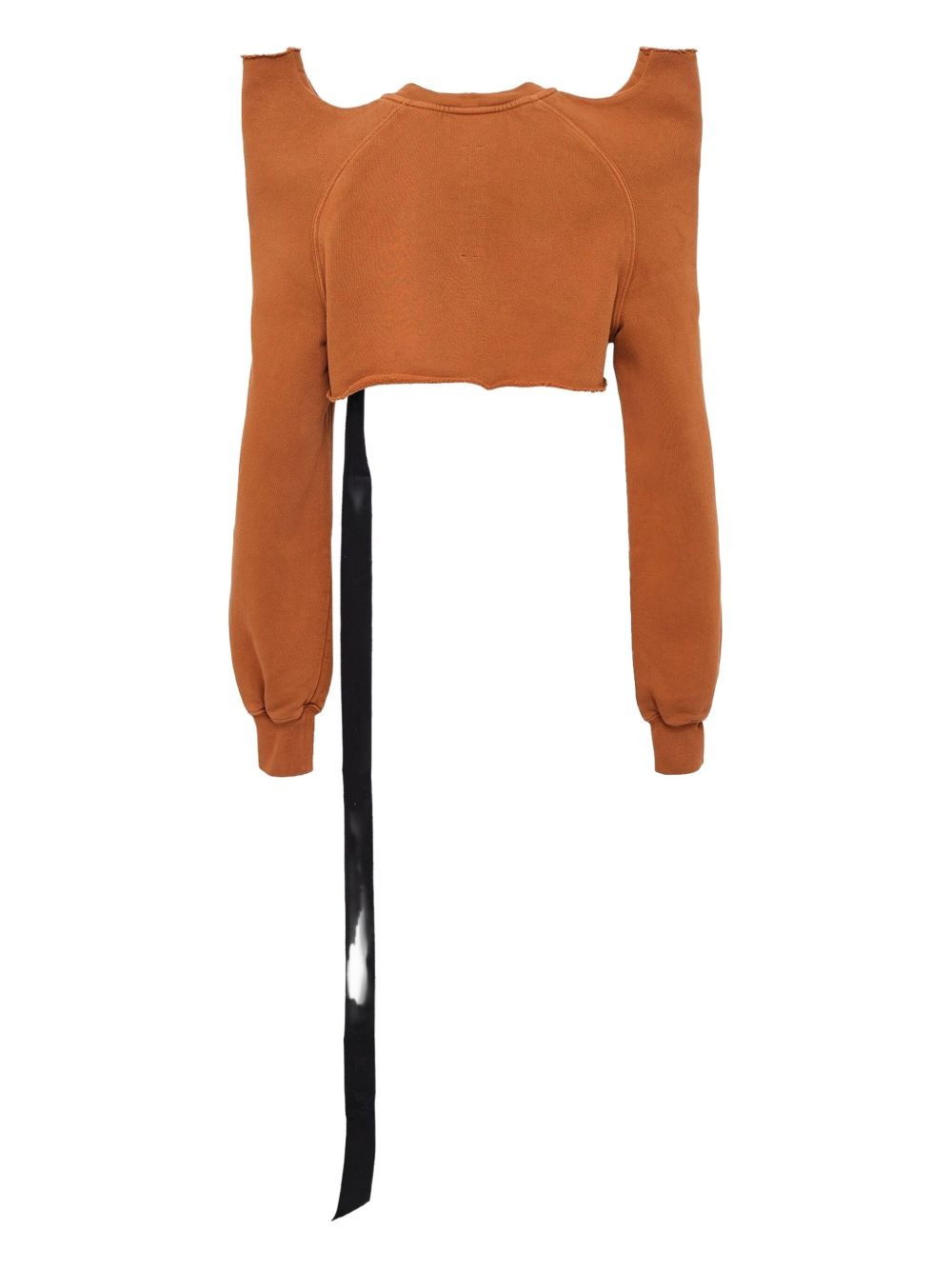 extended-shoulder cropped top - 2