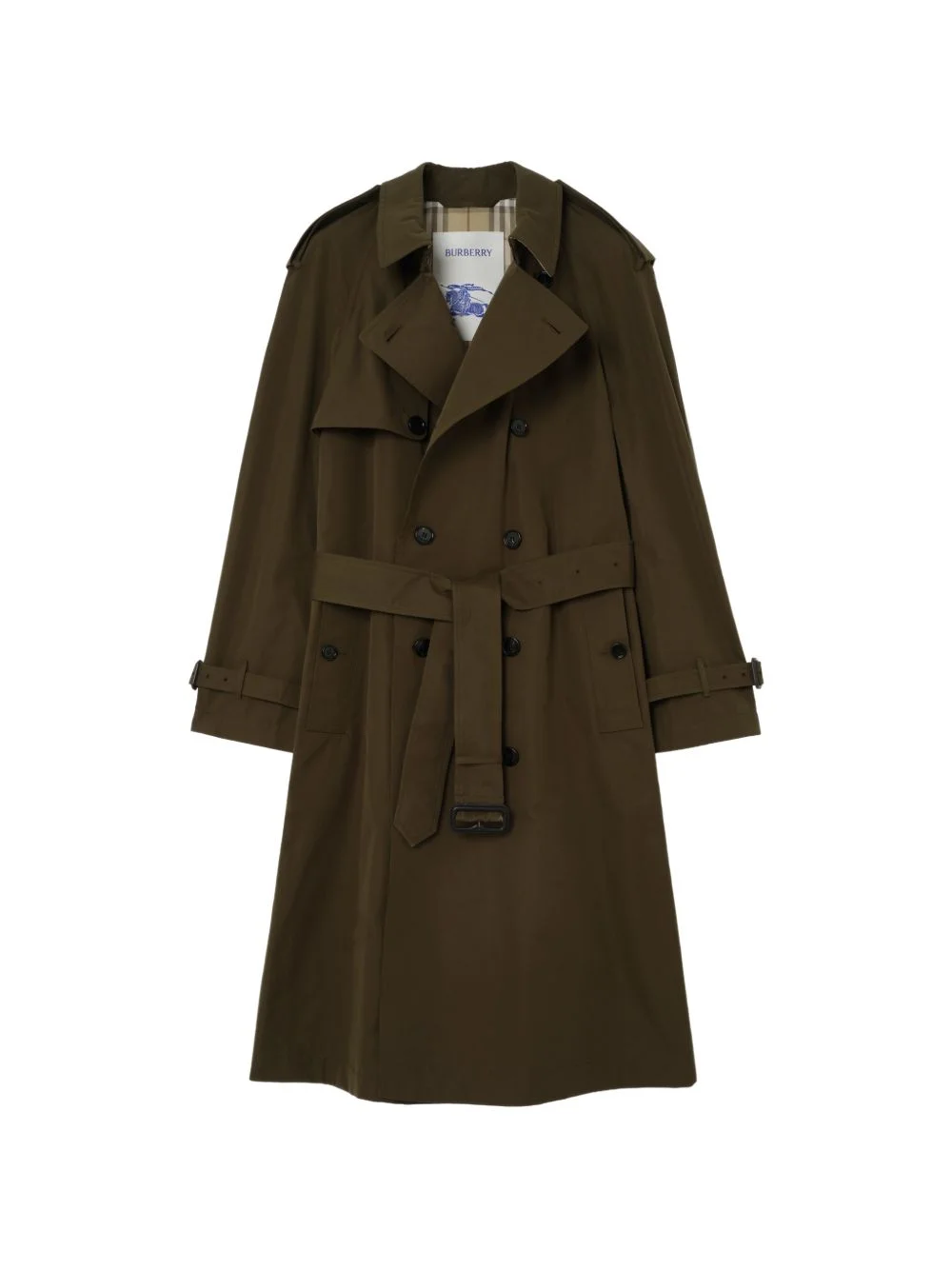 cotton trench coat - 1